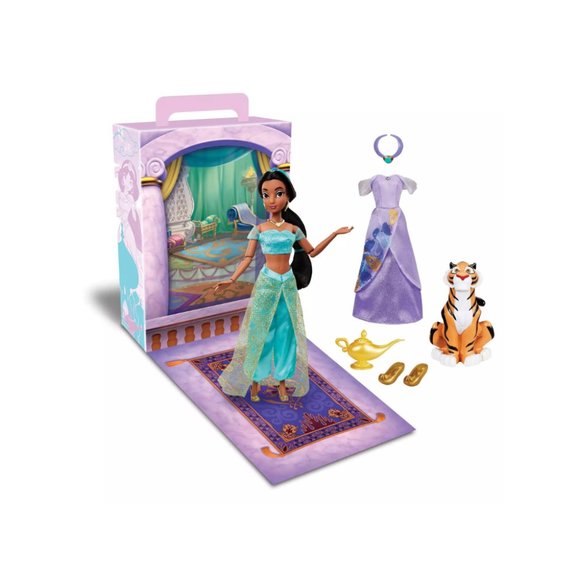 Disney Aladdin Disney Jasmine Story Doll Set 11" and Coloring Activities - Picture 2 of 4